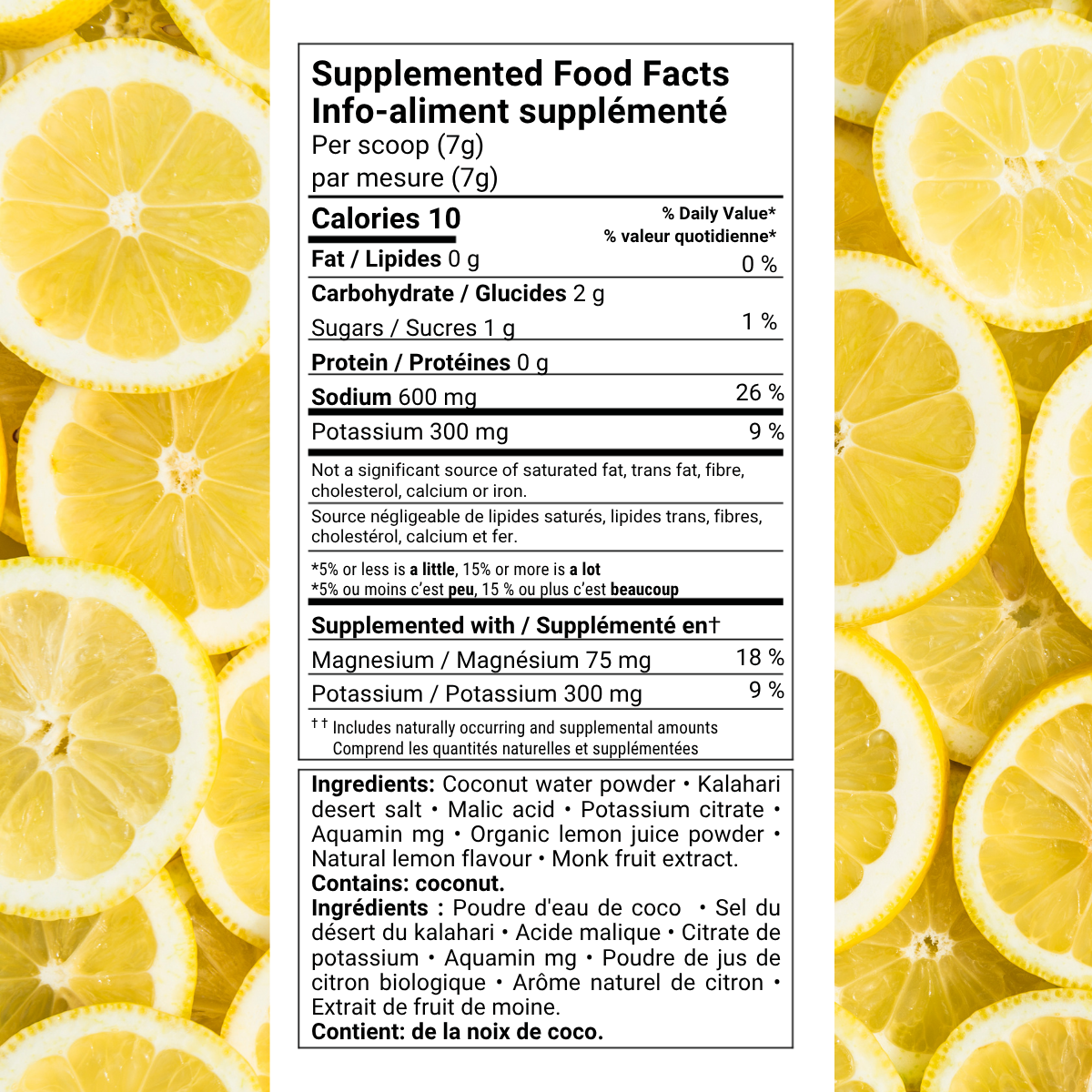 Salted Lemonade Electrolytes - 28 serving scoop bag